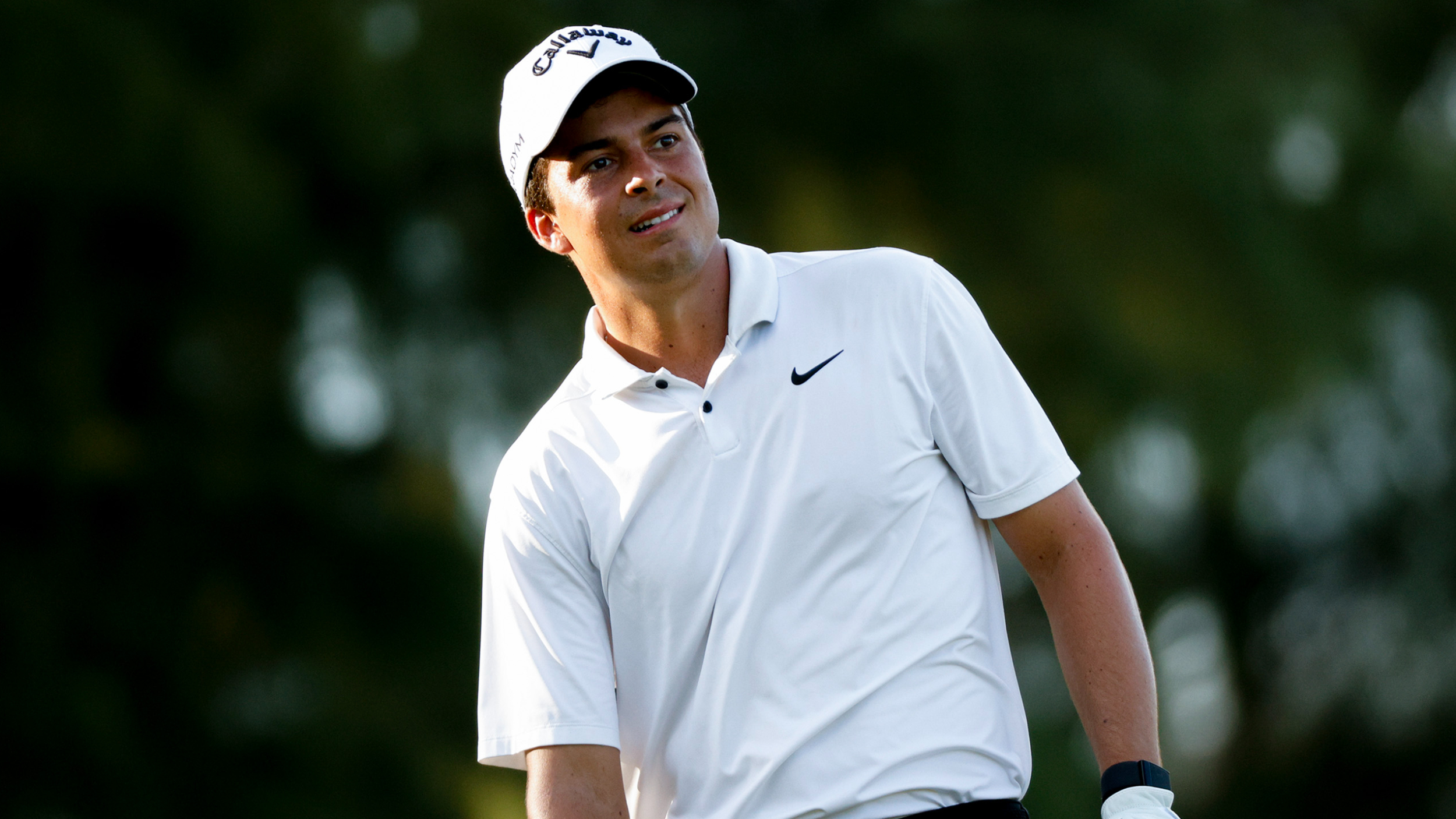 Fred Biondi reacts to a drive