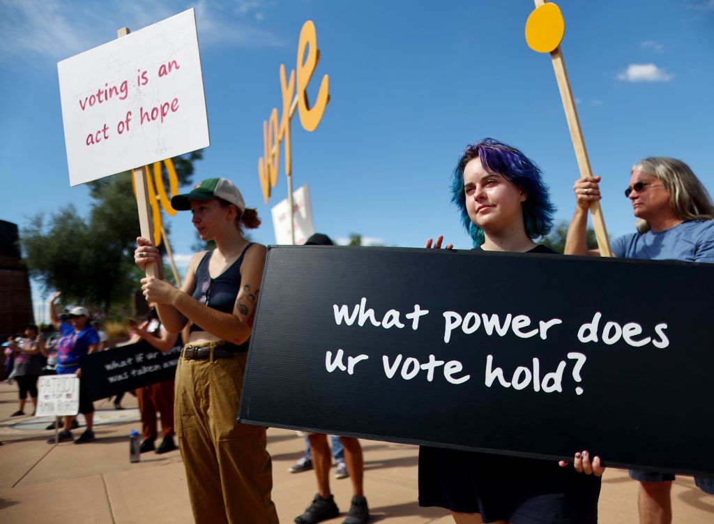 Voting rally in Arizona