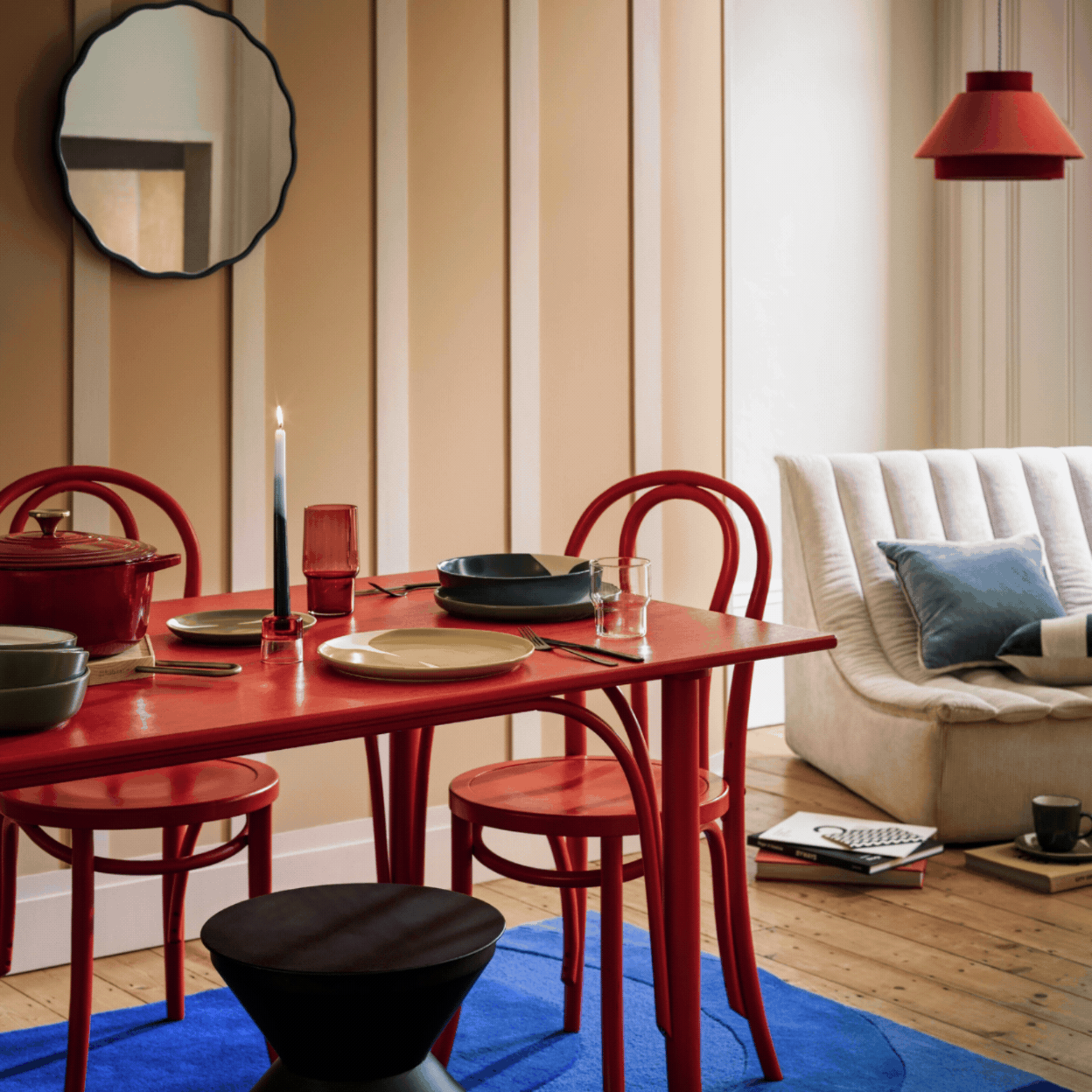 Habitat 60 Ripple Rug by Simone Brewster.