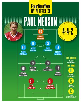 Paul Merson Perfect XI