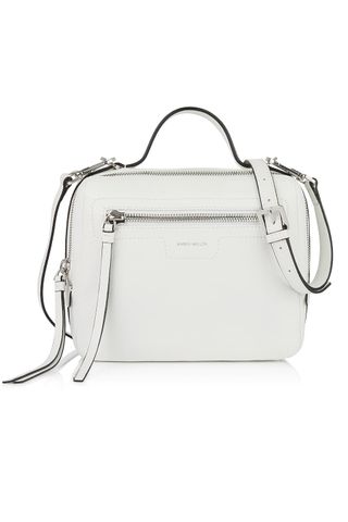 Karen Millen Zipped Shoulder Bag ? White, £170