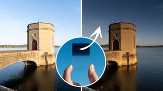 NiSi filter system for iPhone ND grad and two landscape images