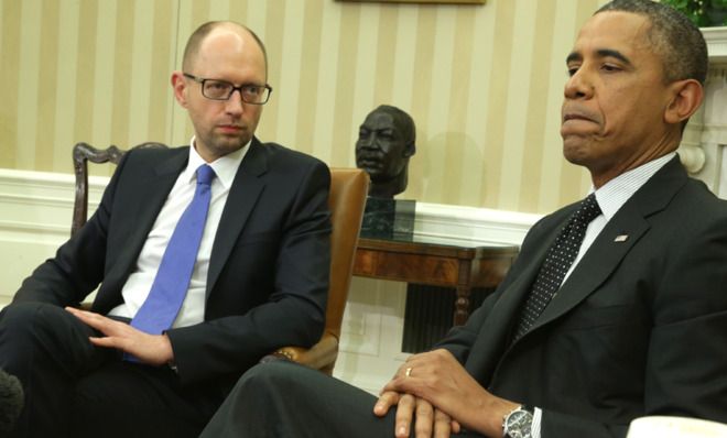 Obama and Yatsenyuk