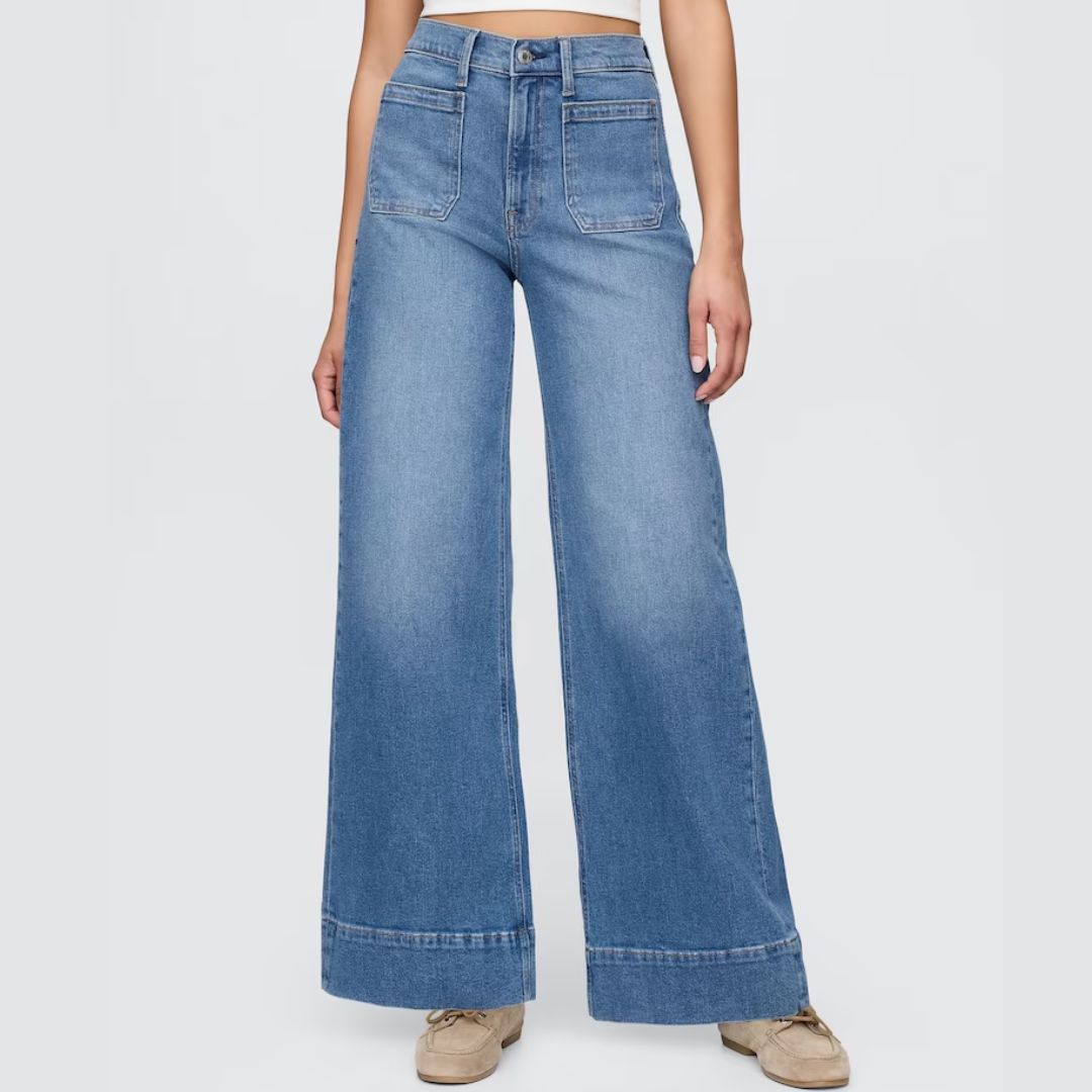 GAP High Waisted Wide-Leg Jeans