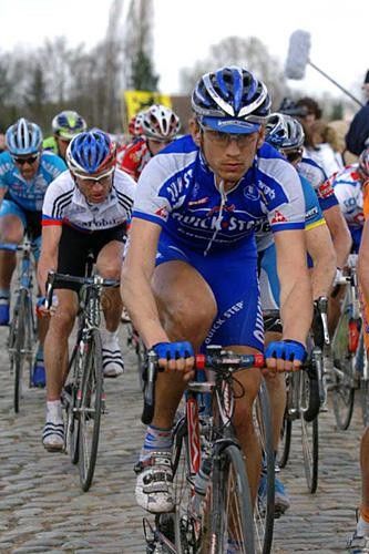 Filippo Pozzato (Quick.Step) biding his time