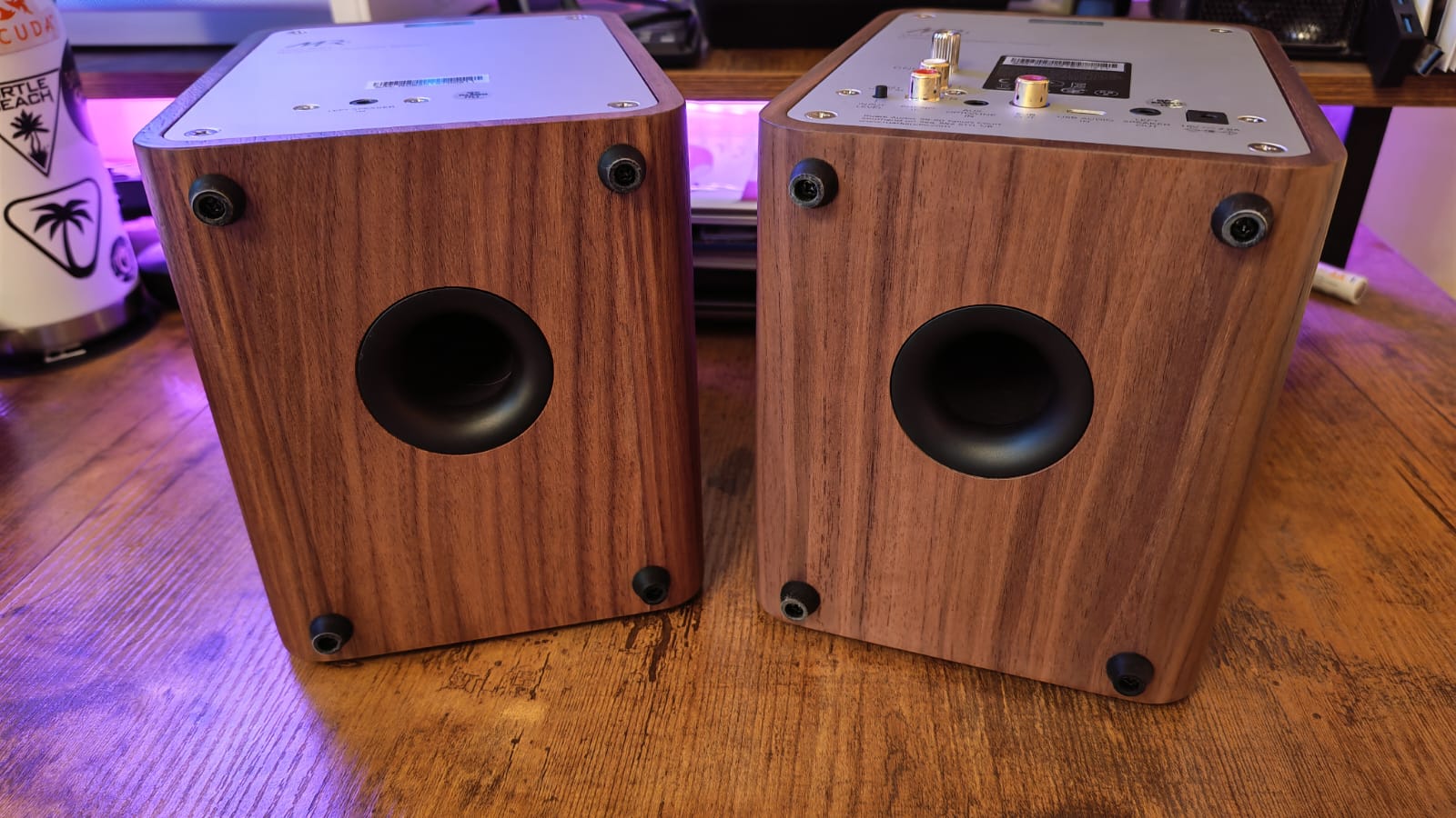 The downward firing woofers on the Ruark MR1 MK3 Speakers