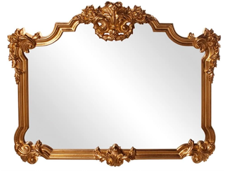 Parisian mantle mirror