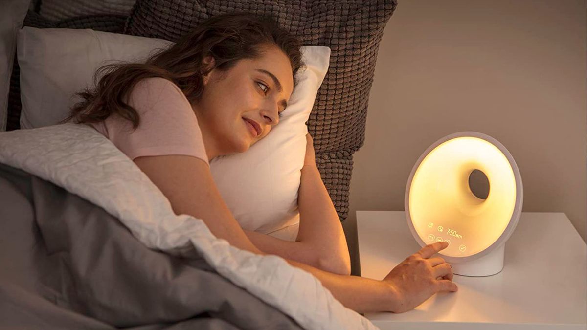 UK Philips Somneo Sleep and Wake-Up Light Therapy Alarm Lamp Brand New 