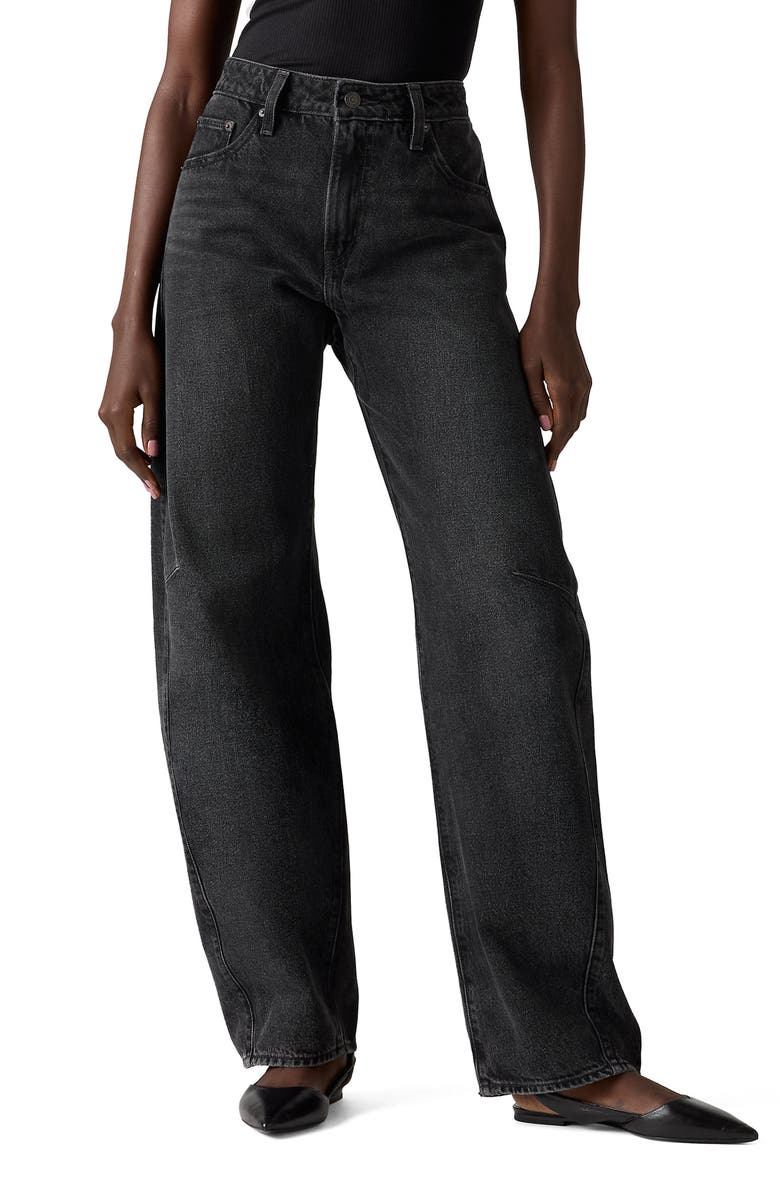 Baggy Dad High Waist Barrel Leg Jeans
