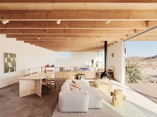 Living space in Ryan Leidner's High Desert House