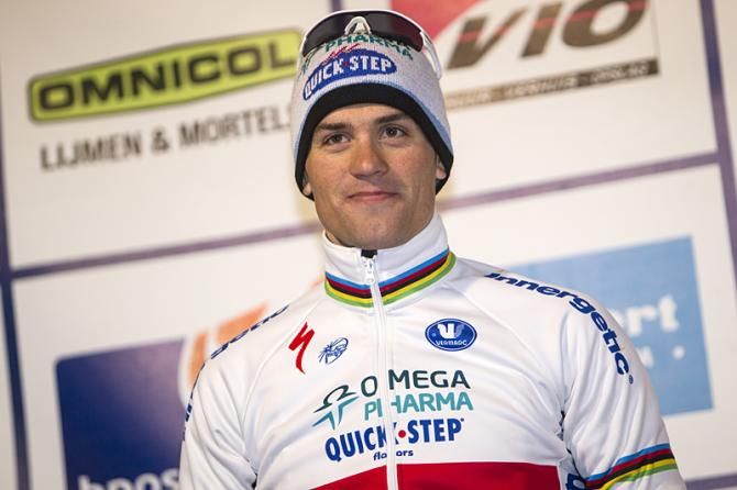 Zdenek Stybar, the Czech champion, showed good form in Loenhout