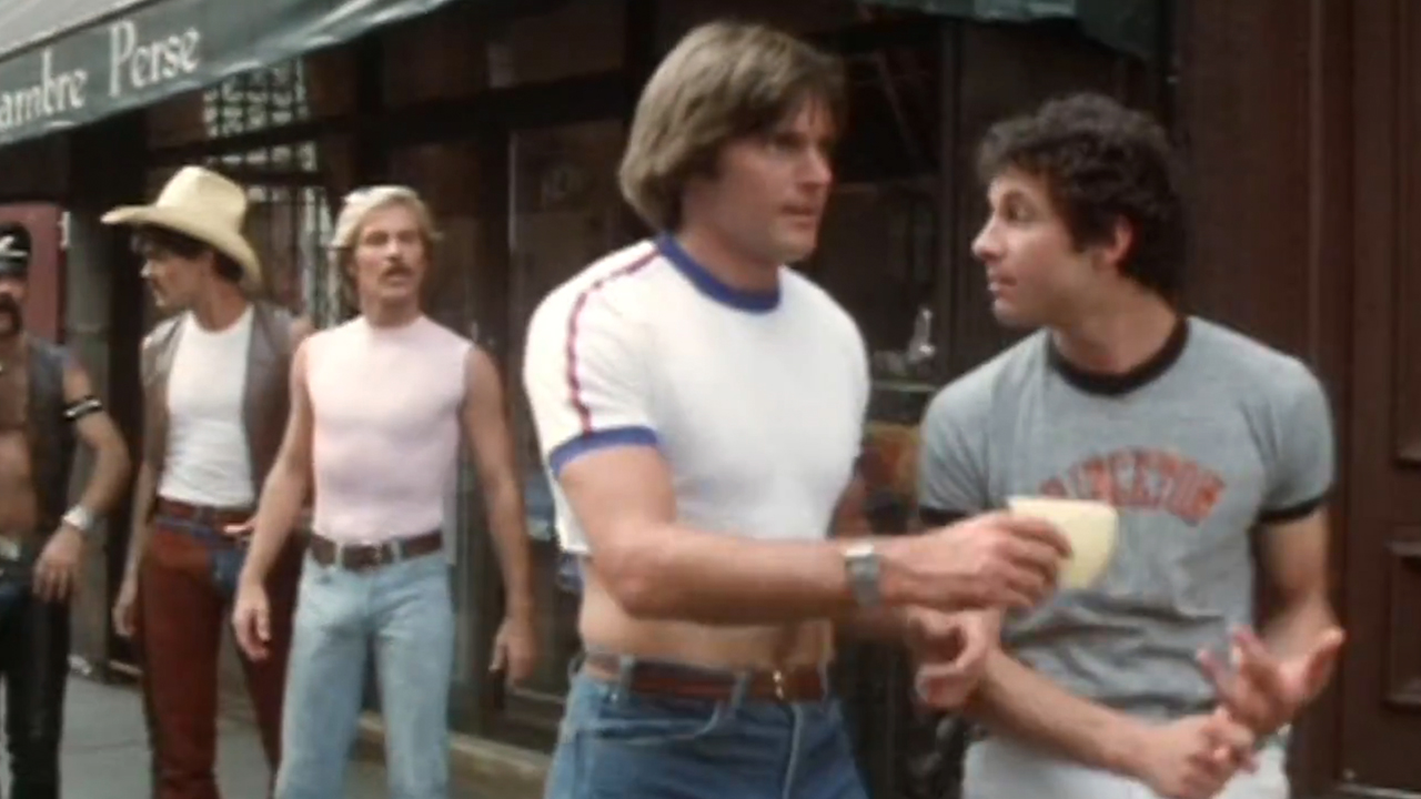 Steve Guttenberg and Caitlyn Jenner in Can't Stop The Music