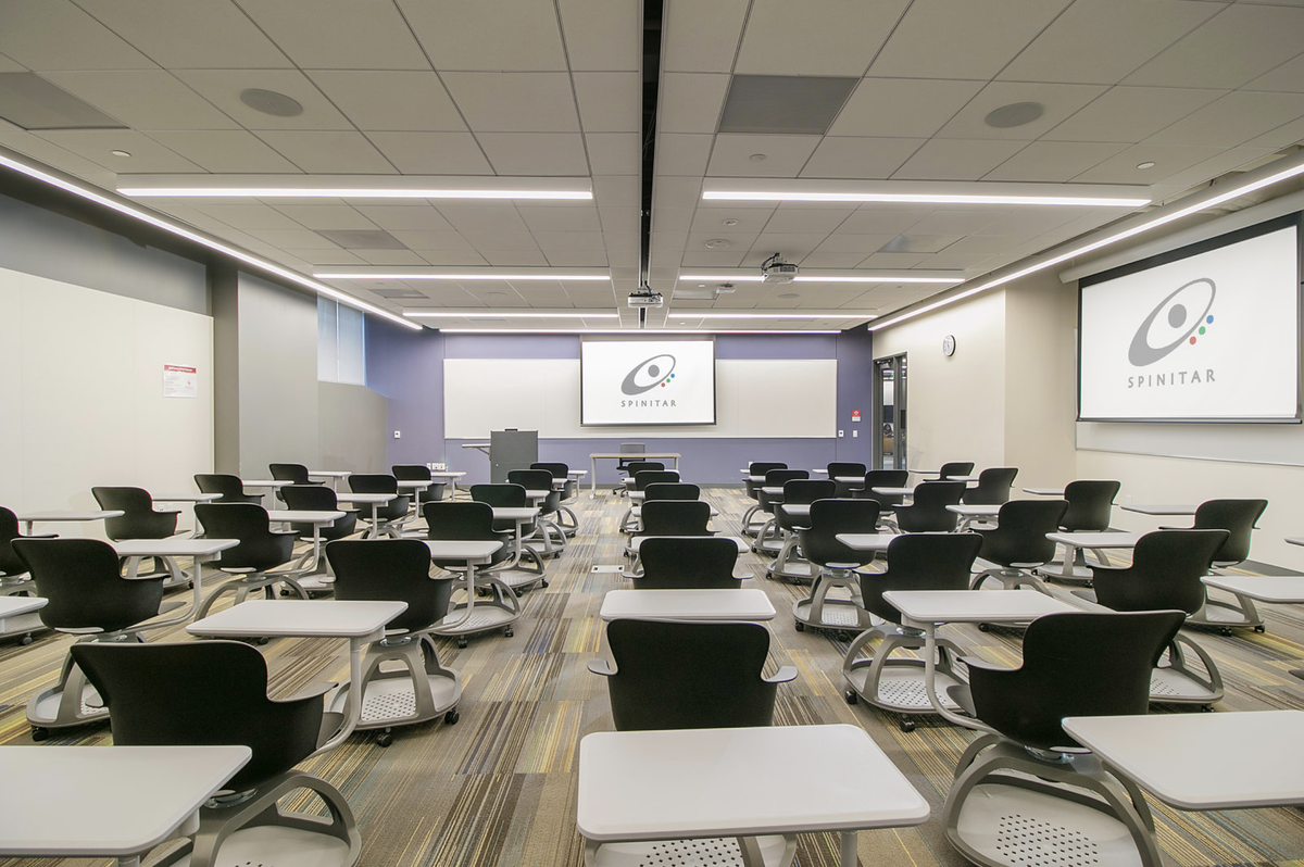 Spinitar worked with Biola University to develop standards for classroom AV in its new Lim Center, 