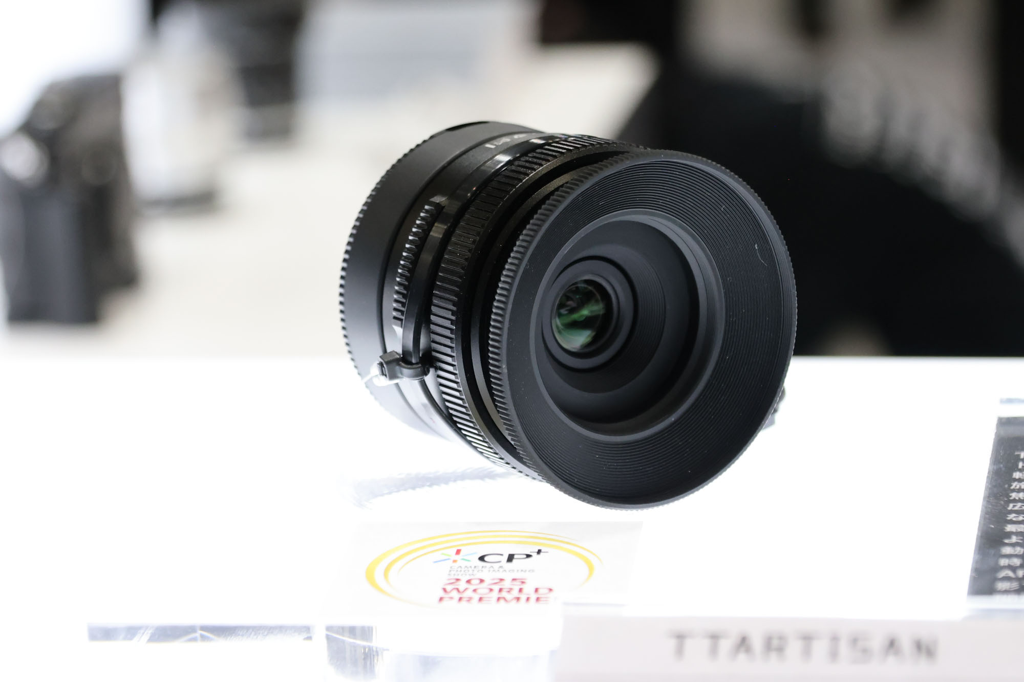 TTartisan 14mm f/3.5 lens on display at CP+ 2025 photography show