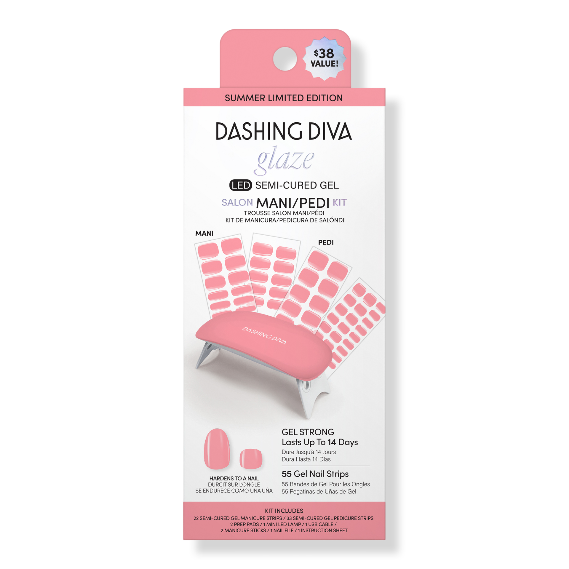 Glaze Semi-Cured Gel Mani/pedi Kit