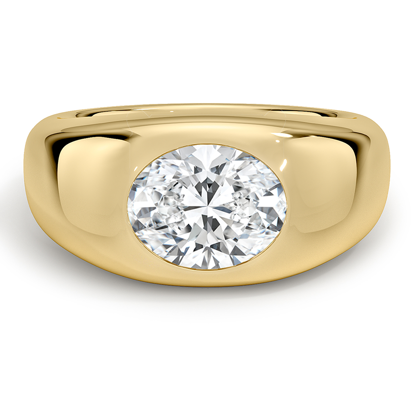 Brilliant Earth, Sloane Flush Set Solitaire Dome Ring