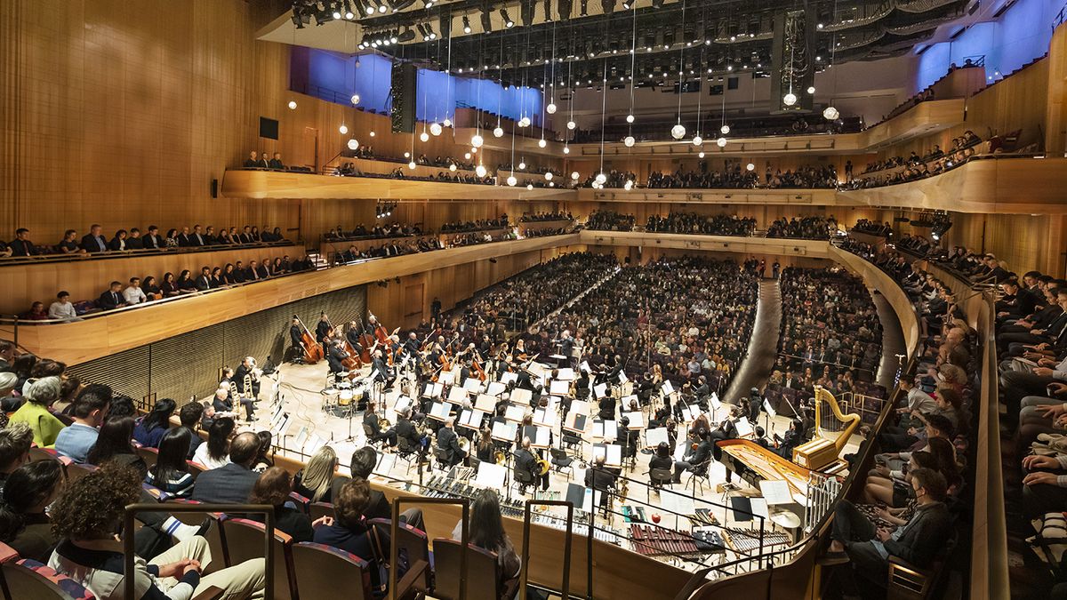 David Geffen Hall at Lincoln Center.