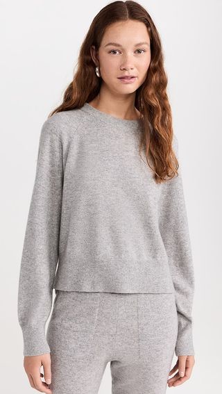 White + Warren Cashmere Sweatshirt