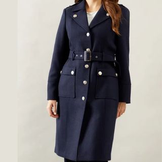 Wallis Belted Military Coat