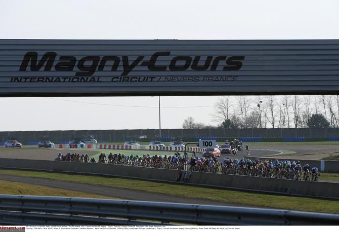 The Magny-Cours race track
