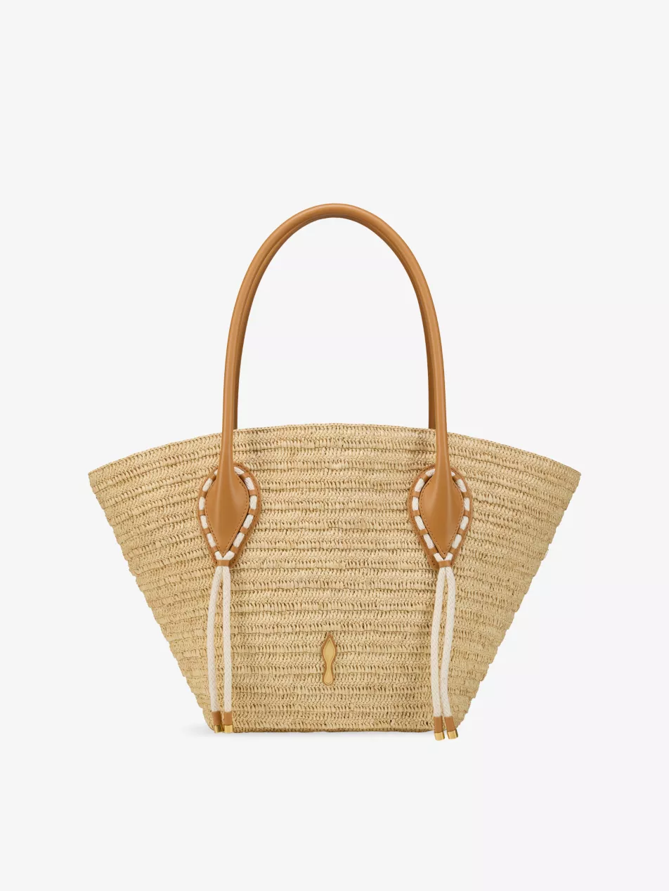 Venus Large Raffia Basket Bag