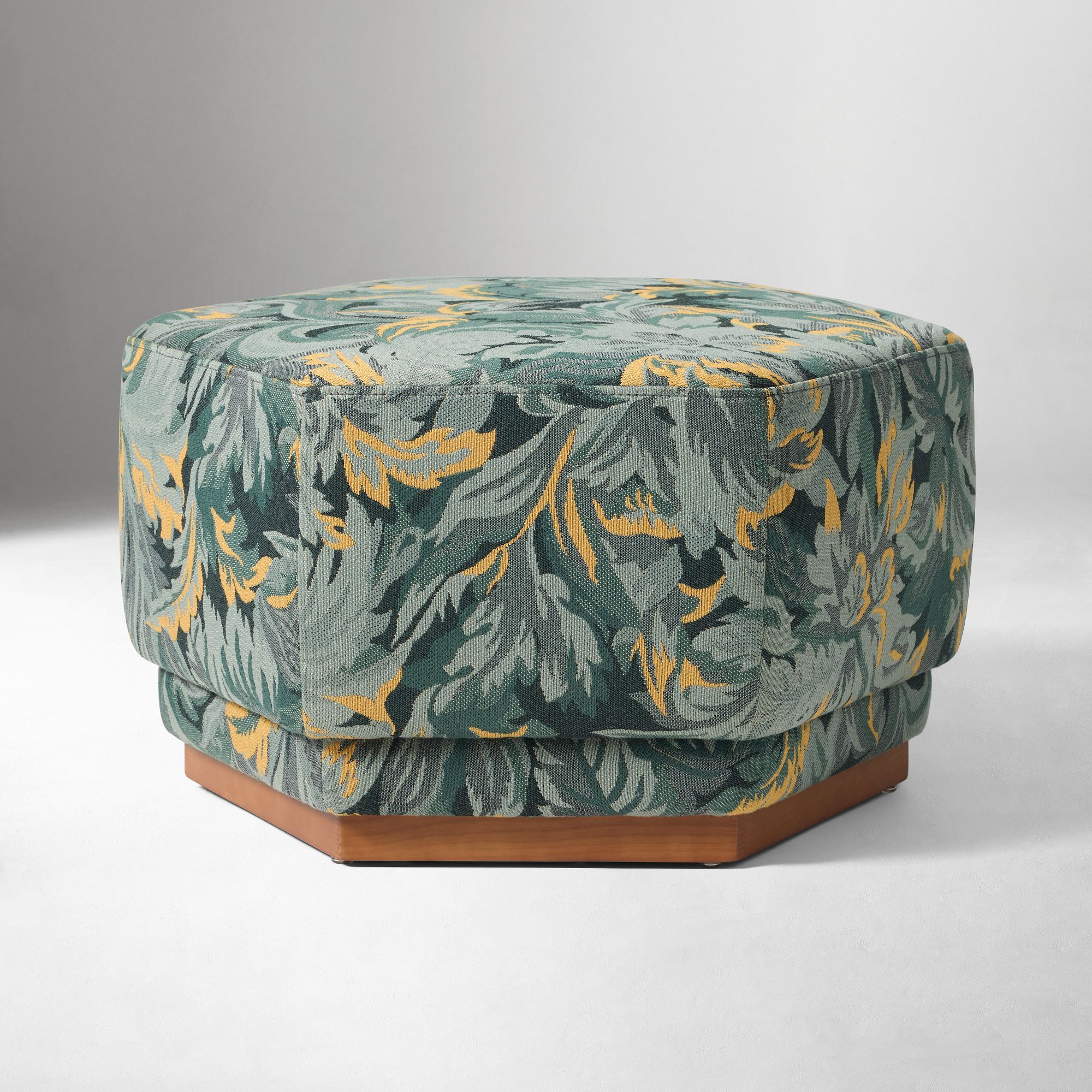 Pierce & Ward Hexagon Ottoman