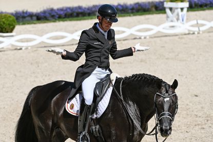Justin VERBOOMEN riding Zonik Plus (CDIO5*) in Dressage Grand Prix Individual and Lambertz Nations Cup competition during the World Equestrian Festival, CHIO Aachen 2025, in Aachen in Germany between 3rd - 6th July 2025