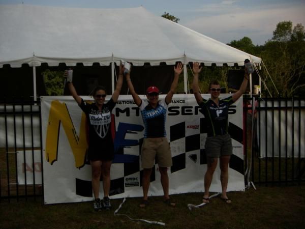 The open women's podium.