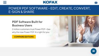 Website screenshot for Kofax Power PDF