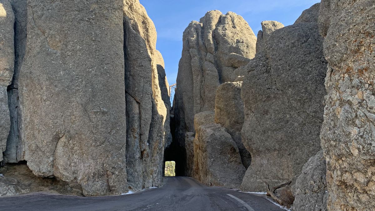 Needles Eye Tunnel at Custer State Park, USA