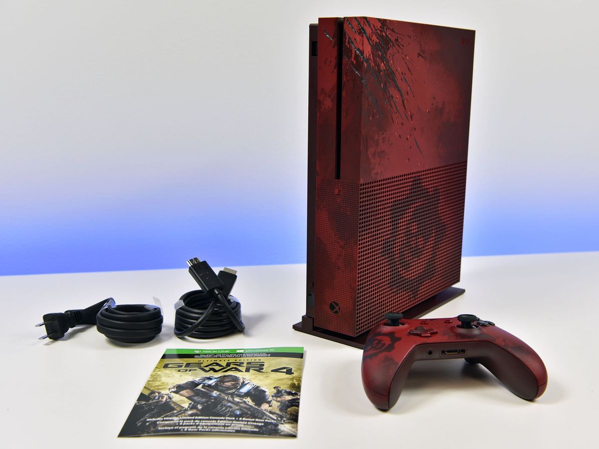 Xbox One S Gears Of War 4 Mini-Review In Blood Red - SlashGear