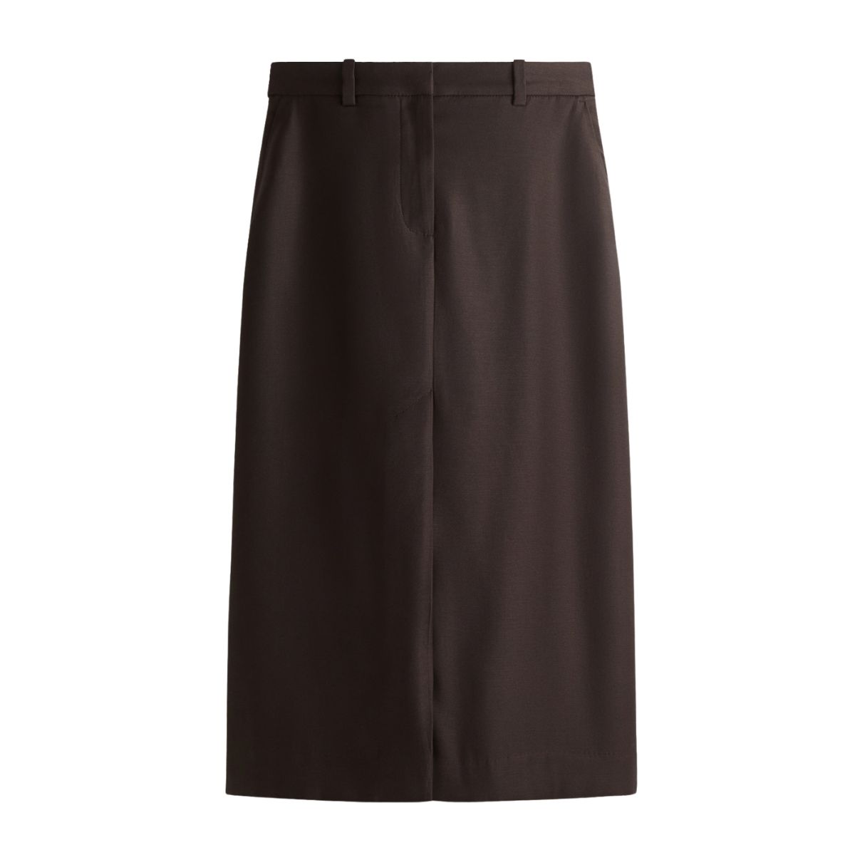 H&amp;amp;M brown pencil skirt