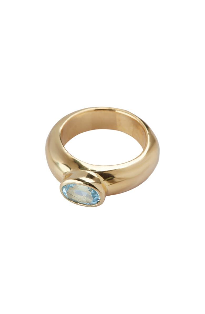 Oval Stone Chunky Ring