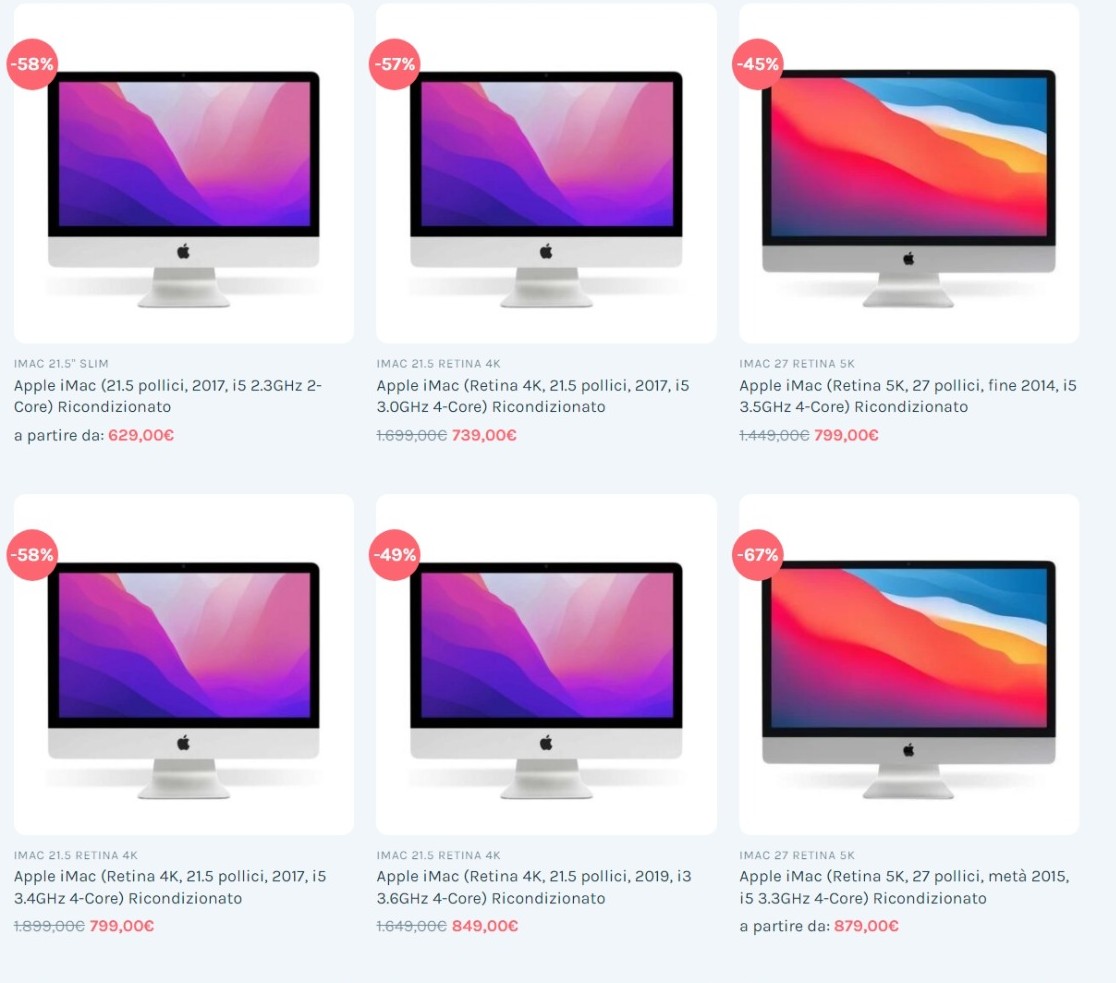 iMac Ricondizionato Smart Generation