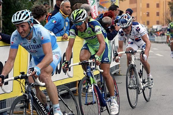 Davide Rebellin and Franco Pellizotti were giving it their all.