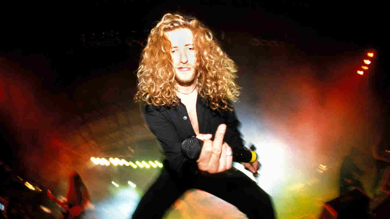 Paradise Lost posing for a photograph in the 1990s