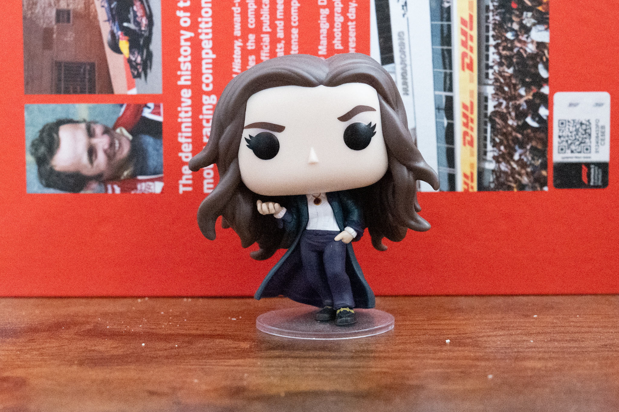 A photo of a bobblehead taken on a Leica Q3 43 camera