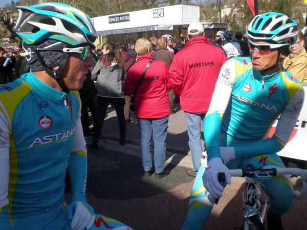 Robert Kiserlovski and Roman Kreuziger at the Paris-Nice
