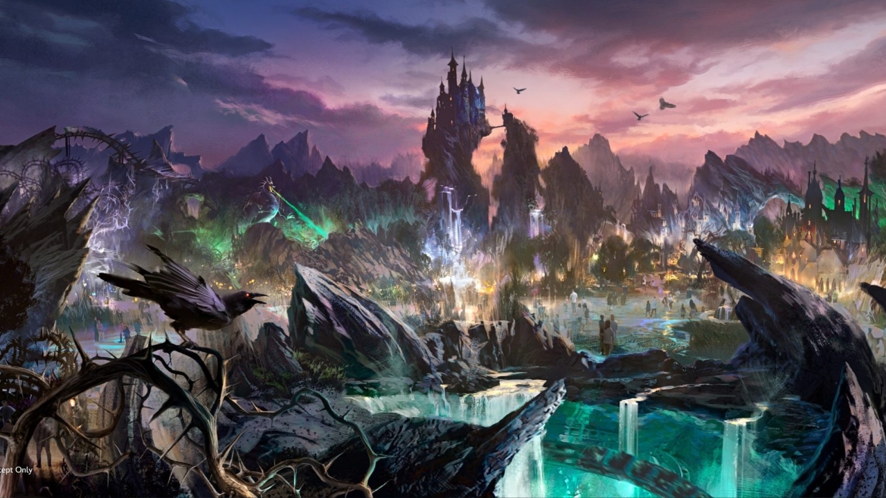 Magic Kingdom Villains Land concept art