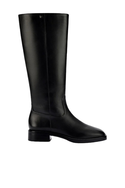 Larroud&amp;eacute;, Anne Boot in Black Leather