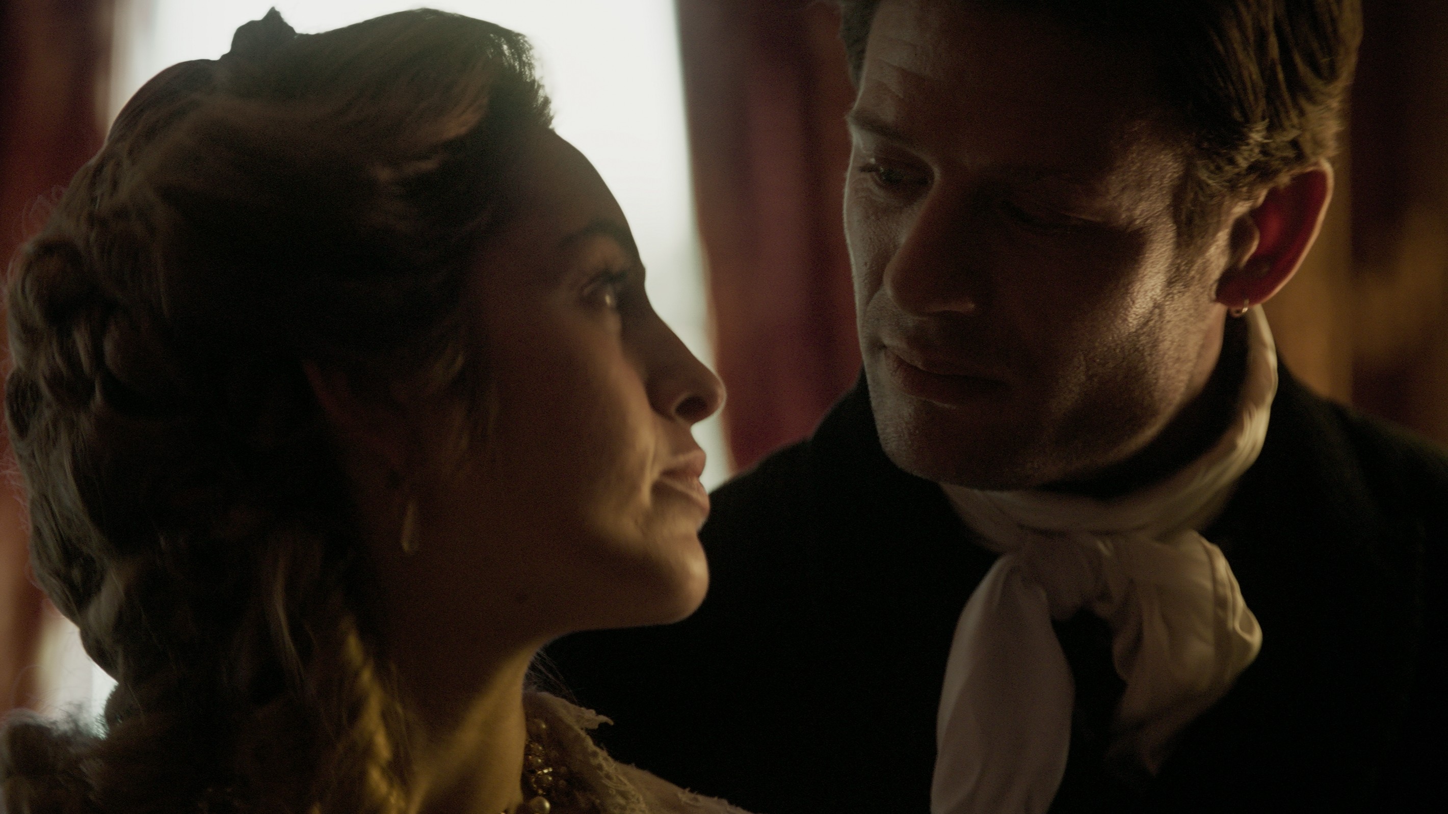 A first-look photo from Netflix's "House of Guinness" featuring James Norton