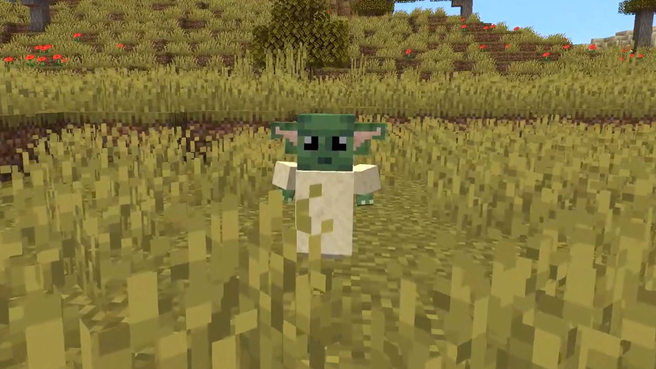 Minecraft Baby Yoda Is Coming Complete With Force Powers