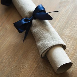 Napkin cracker with loo roll