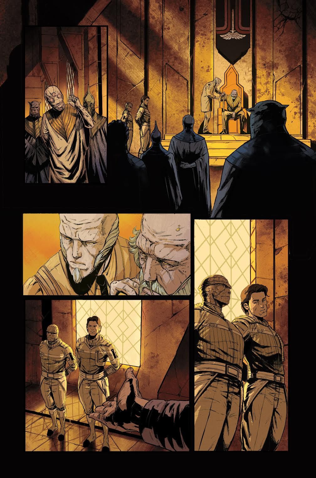 a page from a sci-fi comic book