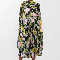 Sibby floral-print gathered-crepe dress, £2,185 ($2,715.91) | Richard Quinn