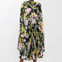 Sibby floral-print gathered-crepe dress, £2,185 ($2,715.91) | Richard Quinn