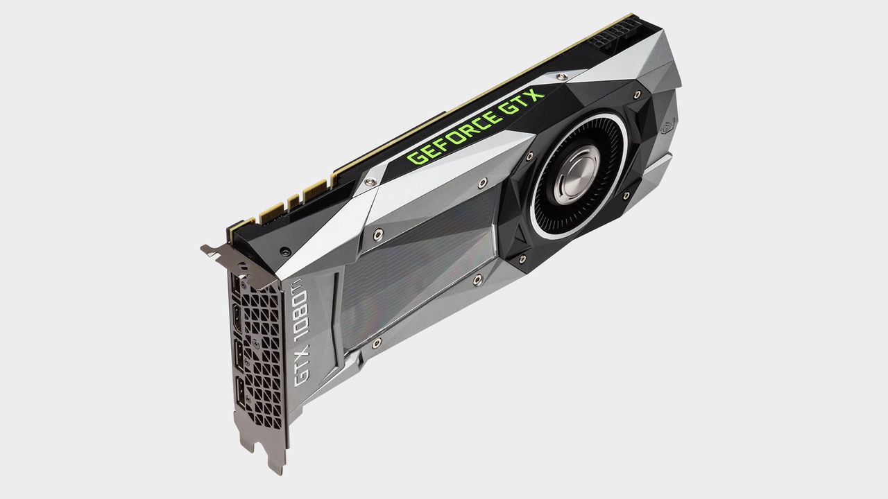 Nvidia GeForce GTX 1080 Ti graphics card from multiple angles
