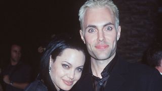 Goth Angelina Jolie and her brother, James Haven