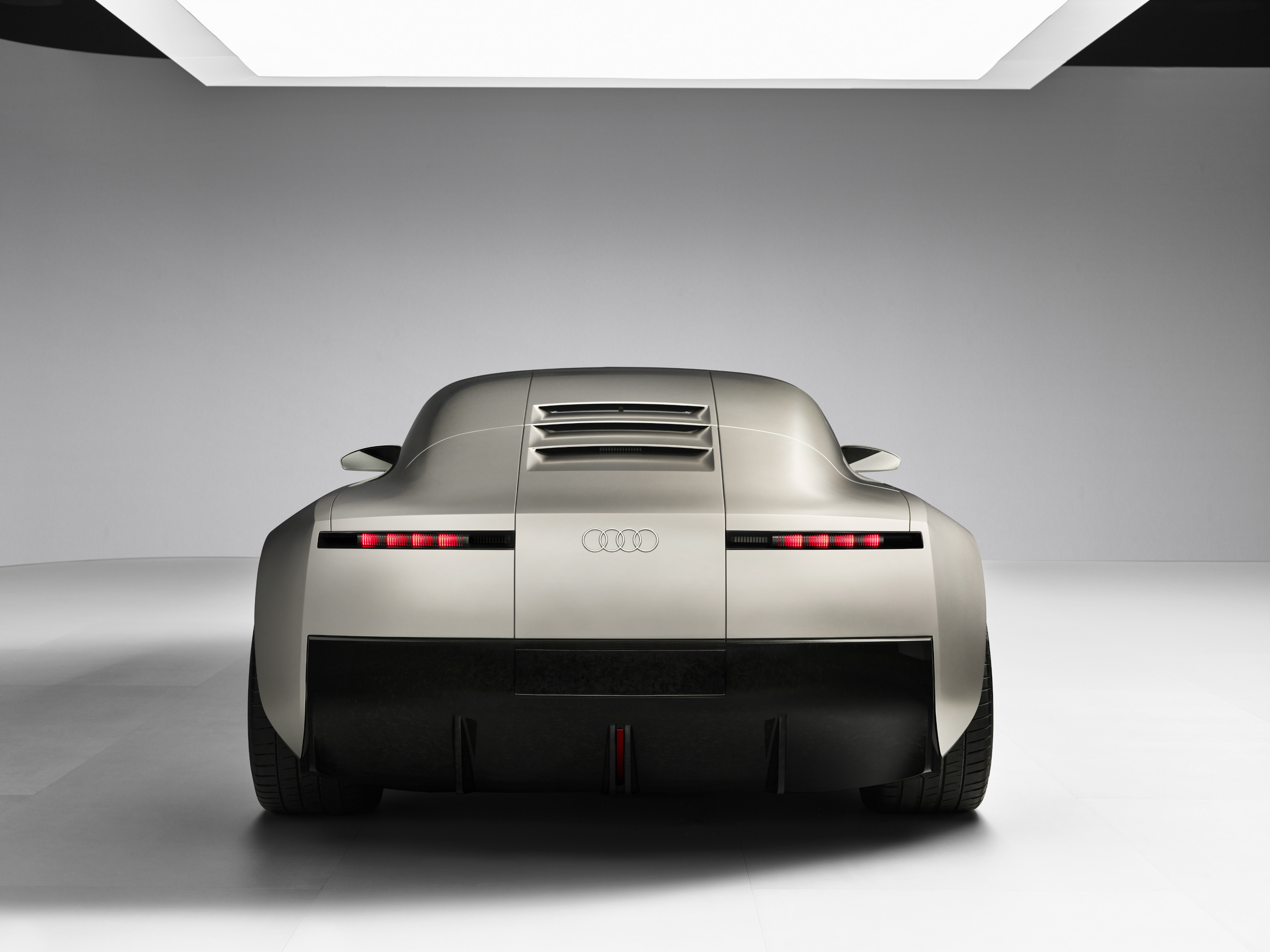 Blanked off: the Concept C features an architectural rear view