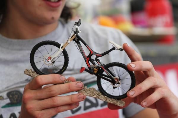 A replica of Greg Minnaar's bike.